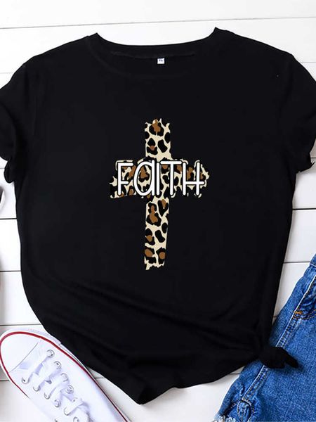 faith leopard cross print men t shirt short sleeve o neck loose men tshirt ladies tee shirt clothes camisetas mujer, White;black
faith leopard cross print men t shirt short sleeve o neck loose men tshirt ladies tee shirt clothes camisetas mujer, White;black