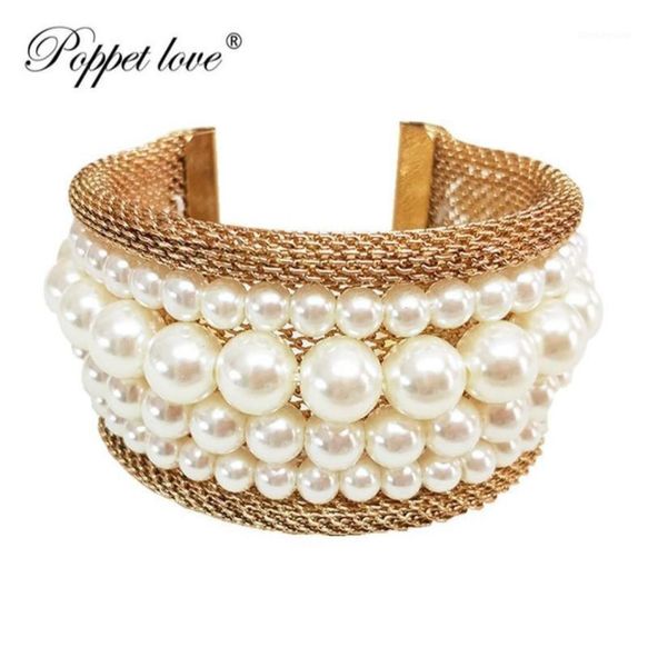 bangle fashion gold color personality expoxy pearl open wide design bracelets bangles for women jewelry15038646, Black
bangle fashion gold color personality expoxy pearl open wide design bracelets bangles for women jewelry15038646, Black