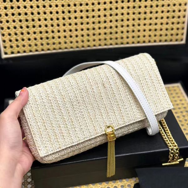 summer weave straw kate tassel raffias bag 10a women's men tote beach crossbody baguette white bag luxury designer sunset handbag shoul
summer weave straw kate tassel raffias bag 10a women's men tote beach crossbody baguette white bag luxury designer sunset handbag shoul