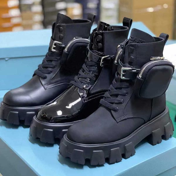 women 2023 monolith re-nylon boot rois combat boots leather ankle martin boots with pouch battle shoes rubber sole platform shoes with box n, Black
women 2023 monolith re-nylon boot rois combat boots leather ankle martin boots with pouch battle shoes rubber sole platform shoes with box n, Black
