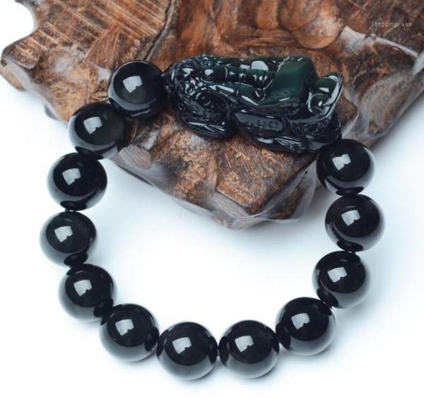 beaded strands 10mm12mm14mm16mm rainbow natural stone bracelet eye obsidian pi xiu lucky bracelet19094821, Black
beaded strands 10mm12mm14mm16mm rainbow natural stone bracelet eye obsidian pi xiu lucky bracelet19094821, Black