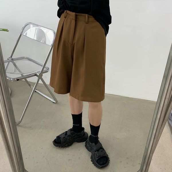 men's shorts privathinker suit shorts men's fashion korean style loose casual capris summer solid fashion streetwear male knee len, White;black
men's shorts privathinker suit shorts men's fashion korean style loose casual capris summer solid fashion streetwear male knee len, White;black