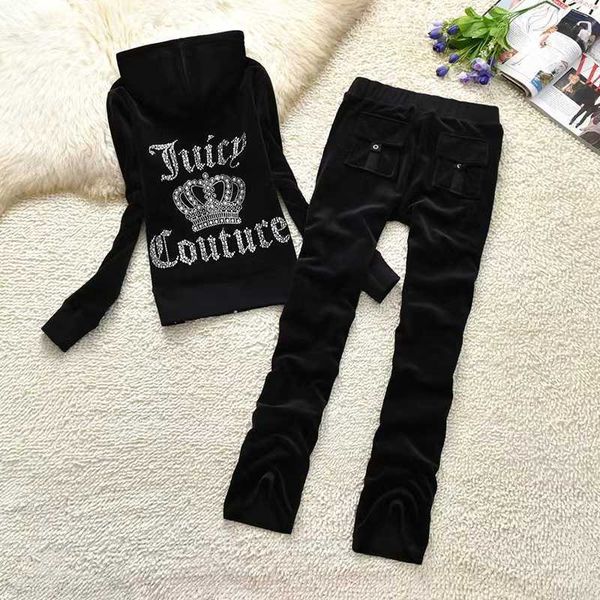 women juicy rhinestone tracksuit velvet sweatshirt and pants two piece set velour suits met womens outfit jogging clothes, Gray
women juicy rhinestone tracksuit velvet sweatshirt and pants two piece set velour suits met womens outfit jogging clothes, Gray