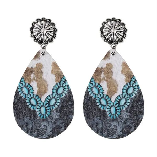 1 pair double sided drop earrings flower shape pendant elegant hook earrings vintage style western vintage cowgirl cowboy ear jewelry, Golden
1 pair double sided drop earrings flower shape pendant elegant hook earrings vintage style western vintage cowgirl cowboy ear jewelry, Golden