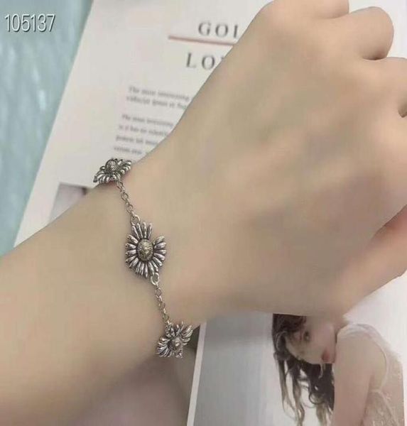 925 sterling silver flower bracelet vintage sterling silver small daisy flower bracelet men and women hip hop sun flower bracelet2810071, Black
925 sterling silver flower bracelet vintage sterling silver small daisy flower bracelet men and women hip hop sun flower bracelet2810071, Black