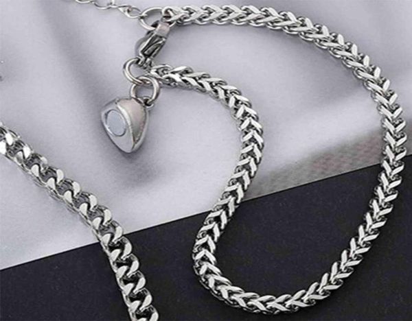 2pcs couple stainless steel matching bracelet love chain magnetic casual attraction1808096, Black
2pcs couple stainless steel matching bracelet love chain magnetic casual attraction1808096, Black