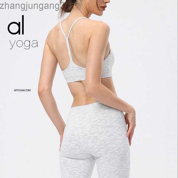 desginer alo yoga sports bra nude sling gathering bra women's fitness suit shockproof back running bra, White
desginer alo yoga sports bra nude sling gathering bra women's fitness suit shockproof back running bra, White