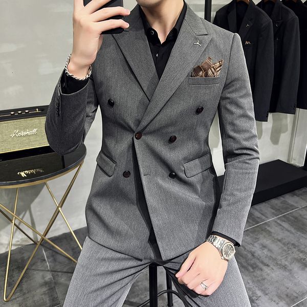 men's suits blazers s-7xl blazer trousers men's suit fashion single and double breasted italian style slim wedding dress men', White;black
men's suits blazers s-7xl blazer trousers men's suit fashion single and double breasted italian style slim wedding dress men', White;black