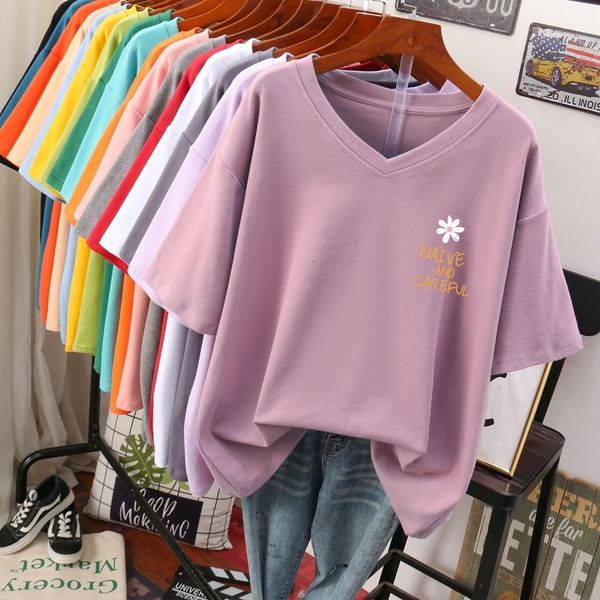 women's plus size tshirt 100 cotton shirt l6xl shirt short sleeve women summer flower print sweet casual v neck oversized shirts 230506, Black
women's plus size tshirt 100 cotton shirt l6xl shirt short sleeve women summer flower print sweet casual v neck oversized shirts 230506, Black