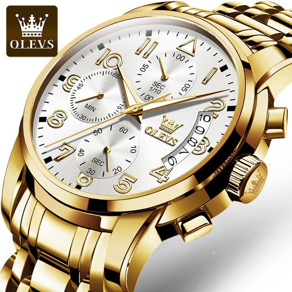 wristwatches olevs mens watches luxury original stainless steel waterproof for multifunctional quartz wristwatch gold 230506, Slivery;brown
wristwatches olevs mens watches luxury original stainless steel waterproof for multifunctional quartz wristwatch gold 230506, Slivery;brown