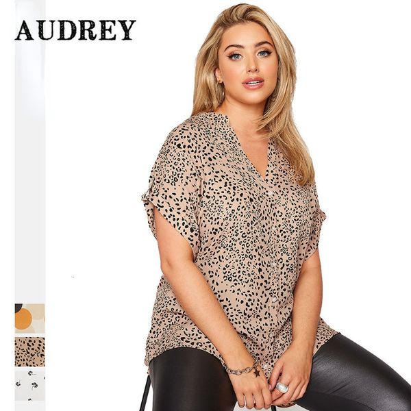 women's plus size tshirt fashion chiffon loose leopard polka dot print button ladies shirts casual summer blazer for women 4xl 5xl 6xl, Black
women's plus size tshirt fashion chiffon loose leopard polka dot print button ladies shirts casual summer blazer for women 4xl 5xl 6xl, Black