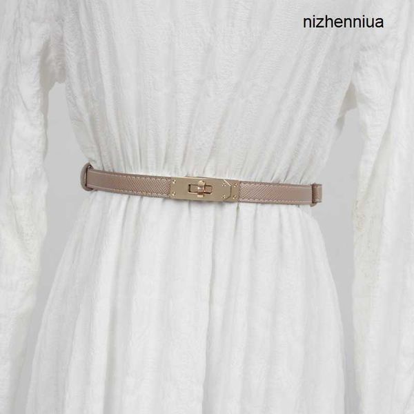 hermm luxury belt korean version lock buckle pressing line cowhide adjustable thin for women s decorative suit jacket paired with skirt genu, Silver
hermm luxury belt korean version lock buckle pressing line cowhide adjustable thin for women s decorative suit jacket paired with skirt genu, Silver