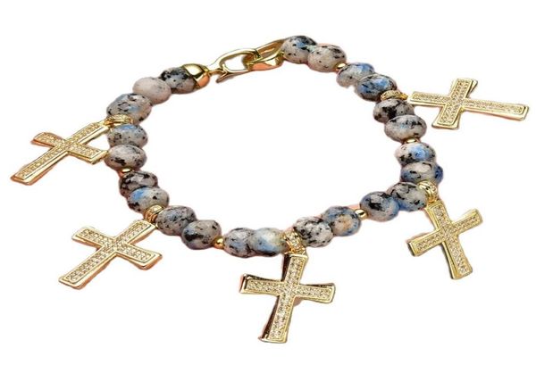 multi color k2 blue beaded jewelry strand bracelet gems faceted rondelle cz paved cross pendant2494781, Black
multi color k2 blue beaded jewelry strand bracelet gems faceted rondelle cz paved cross pendant2494781, Black