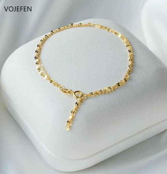 other bracelets vojefen au750 real golden bracelet 18k gold double layer tiny link and lips chain wrist fine jewelry for women gif6177868, Golden;silver
other bracelets vojefen au750 real golden bracelet 18k gold double layer tiny link and lips chain wrist fine jewelry for women gif6177868, Golden;silver