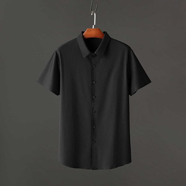 men's casual shirts high elasticity and wrinkle resistance 2023 summer new men's short sleeved shirt solid color business casual, White;black
men's casual shirts high elasticity and wrinkle resistance 2023 summer new men's short sleeved shirt solid color business casual, White;black