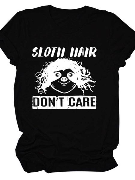 sloth hair don't care print men t shirt short sleeve o neck loose men tshirt ladies tee shirt clothes camisetas mujer, White;black
sloth hair don't care print men t shirt short sleeve o neck loose men tshirt ladies tee shirt clothes camisetas mujer, White;black
