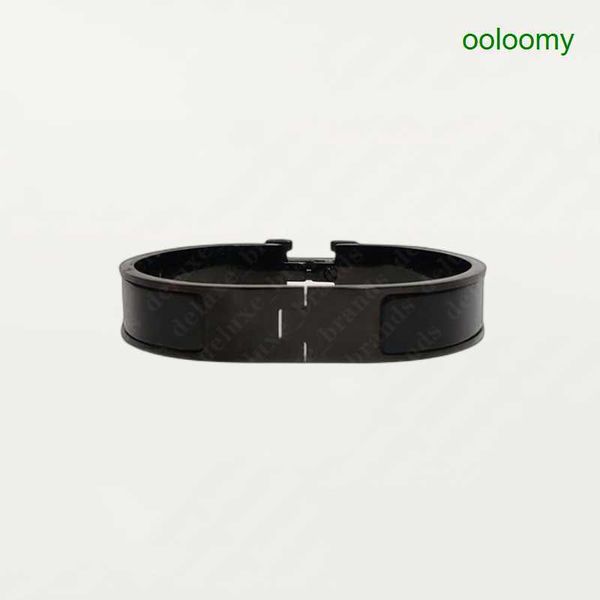 bangle lassic h bracelet designer 18k gold luxury brand enamel valentine's day mother' jewelry holiday gifts q4p3, Black
bangle lassic h bracelet designer 18k gold luxury brand enamel valentine's day mother' jewelry holiday gifts q4p3, Black