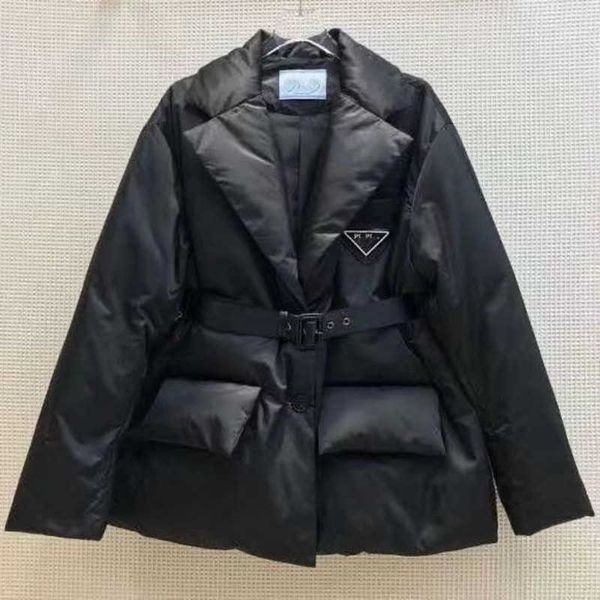 winter womens down jacket pd designer jackets warm parka coat goose feather cardigan windbreaker belt loose coats, Black
winter womens down jacket pd designer jackets warm parka coat goose feather cardigan windbreaker belt loose coats, Black