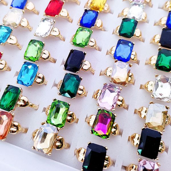 colorful 10 * 14mm glass crystal ring mixed style size color kc gold for men women, Golden;silver
colorful 10 * 14mm glass crystal ring mixed style size color kc gold for men women, Golden;silver