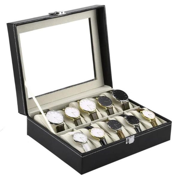 watch boxes cases 10 grids wristwatch box holder pu leather watches display case rectangle jewelry storage boxes fo 4130602, Black;blue
watch boxes cases 10 grids wristwatch box holder pu leather watches display case rectangle jewelry storage boxes fo 4130602, Black;blue