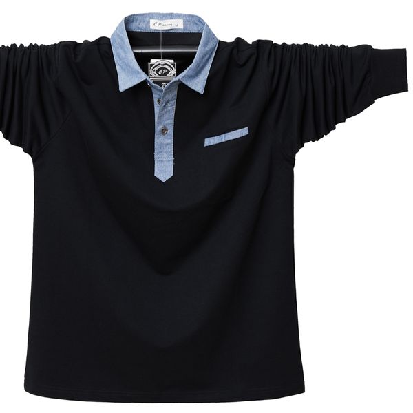 men's polos plus size autumn winter men business casual classic long sleeve polo shirt male regular fit brand 230506, White;black
men's polos plus size autumn winter men business casual classic long sleeve polo shirt male regular fit brand 230506, White;black