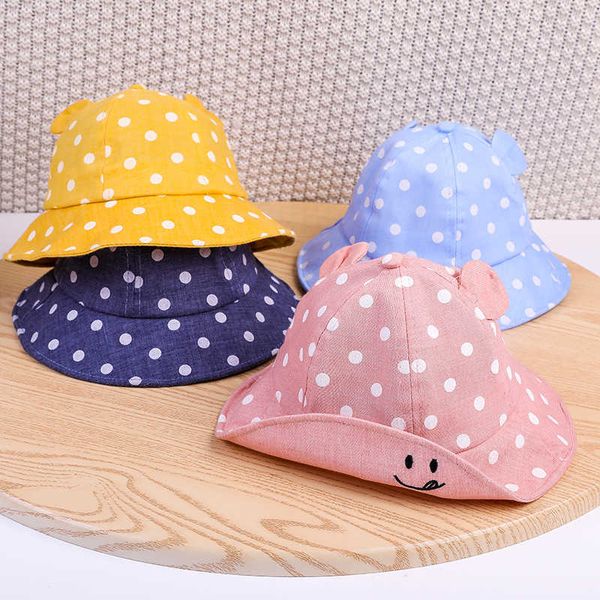 stingy brim hats new baby hat cartoon ear dot kids bucket hat summer girls children casual beach fisherman cap j230505, Blue;gray
stingy brim hats new baby hat cartoon ear dot kids bucket hat summer girls children casual beach fisherman cap j230505, Blue;gray