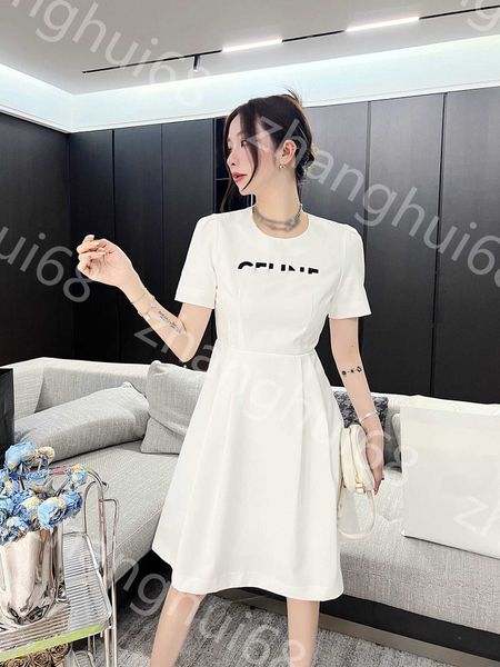 23ss women dress womens designer clothing summer dresses round neck breast alphabet embroidery pleated short sleeved dress womens clothing, Black;gray
23ss women dress womens designer clothing summer dresses round neck breast alphabet embroidery pleated short sleeved dress womens clothing, Black;gray