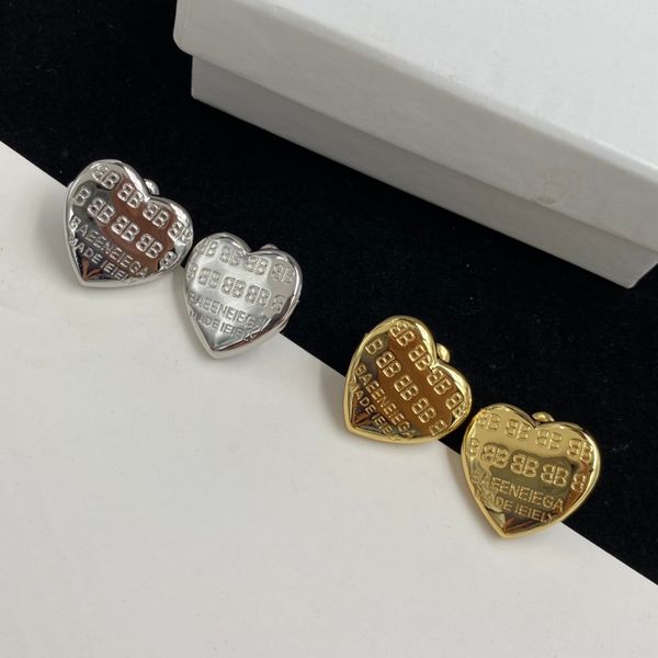 luxury brand design 14k gold heart shaped personalized women earrings, Golden;silver
luxury brand design 14k gold heart shaped personalized women earrings, Golden;silver
