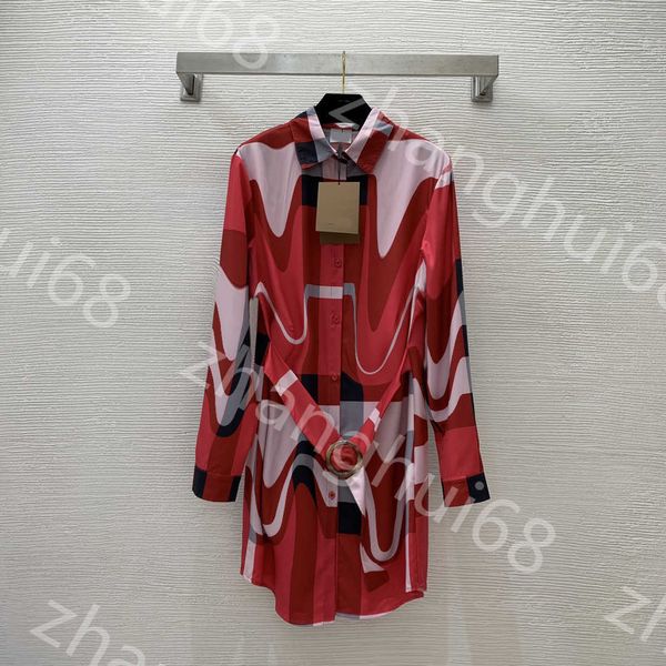 23ss womens designer clothing summer dresses women dress new contrasting color plaid print buckle lapel long-sleeved shirt belt dress womens, Black;gray
23ss womens designer clothing summer dresses women dress new contrasting color plaid print buckle lapel long-sleeved shirt belt dress womens, Black;gray