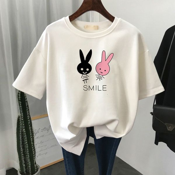 women's plus size tshirt shirt 100 cotton l6xl shirt short sleeve women op summer cartoon print casual o neck oversized shirts 230506, Black
women's plus size tshirt shirt 100 cotton l6xl shirt short sleeve women op summer cartoon print casual o neck oversized shirts 230506, Black