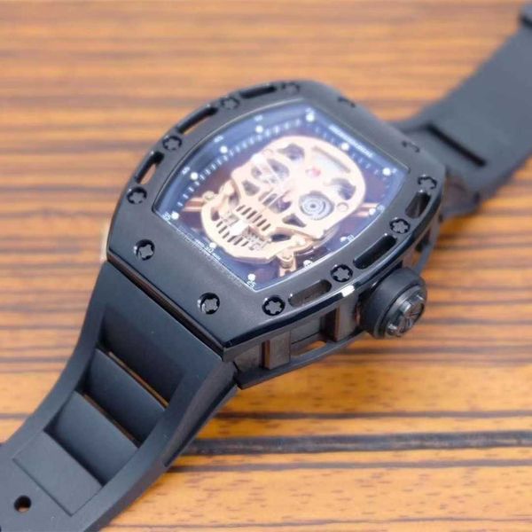 active tourbillondomineering skull watch black hollow out fashionable barrel shaped miller watch, Slivery;brown
active tourbillondomineering skull watch black hollow out fashionable barrel shaped miller watch, Slivery;brown