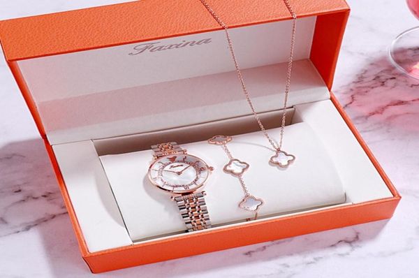 fashion simple ladies casual quartz wristwatch with diamond shape plate clover necklace bracelet elegant women wedding birthday gi2387155, Slivery;black
fashion simple ladies casual quartz wristwatch with diamond shape plate clover necklace bracelet elegant women wedding birthday gi2387155, Slivery;black
