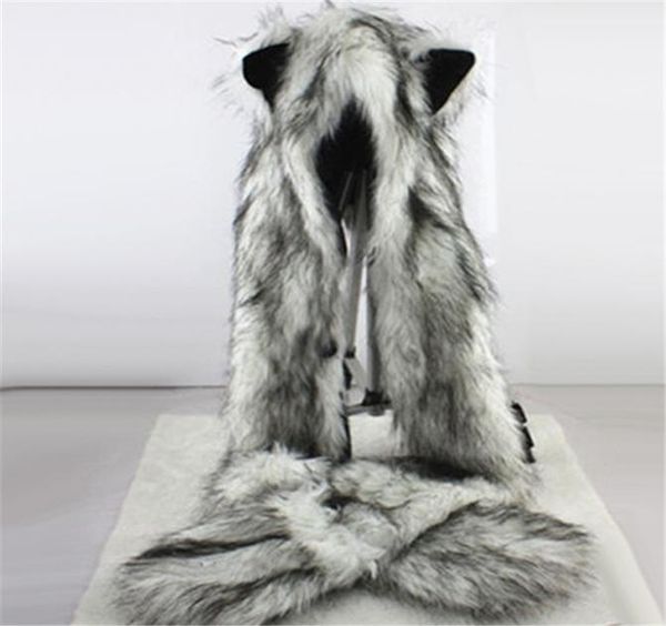 women fashion wolf ears paws faux fur 3 in 1 hat scarf mittens winter warm cap7405056, Blue;gray
women fashion wolf ears paws faux fur 3 in 1 hat scarf mittens winter warm cap7405056, Blue;gray