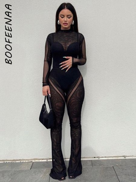 pants boofeenaa patchwork mesh jumpsuit see through black 2 piece set bodysuit and flare pants club outfit for woman c85gz33, White
pants boofeenaa patchwork mesh jumpsuit see through black 2 piece set bodysuit and flare pants club outfit for woman c85gz33, White