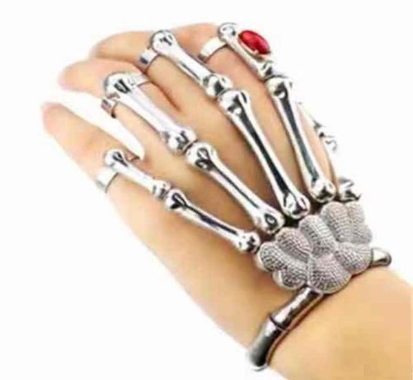 punk skull finger bracelet red crystal jewelry for women skeleton bone hand bracelets bangles christmas halloween gift bangle7188993, Black
punk skull finger bracelet red crystal jewelry for women skeleton bone hand bracelets bangles christmas halloween gift bangle7188993, Black