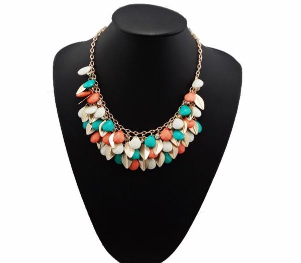 new bohemia style multi golden leaves crystal drip fruit gem choker necklace4733105, Golden;silver
new bohemia style multi golden leaves crystal drip fruit gem choker necklace4733105, Golden;silver