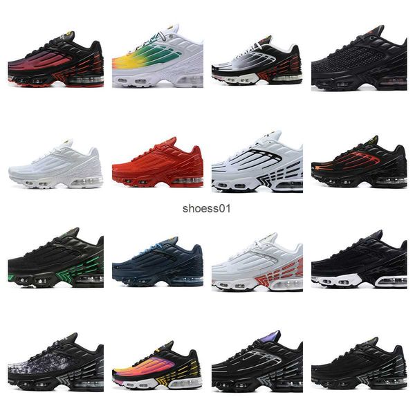 2023 new factory sports shoes tn 3 two-color patchwork air cushion men's and women's running shoes, Black
2023 new factory sports shoes tn 3 two-color patchwork air cushion men's and women's running shoes, Black