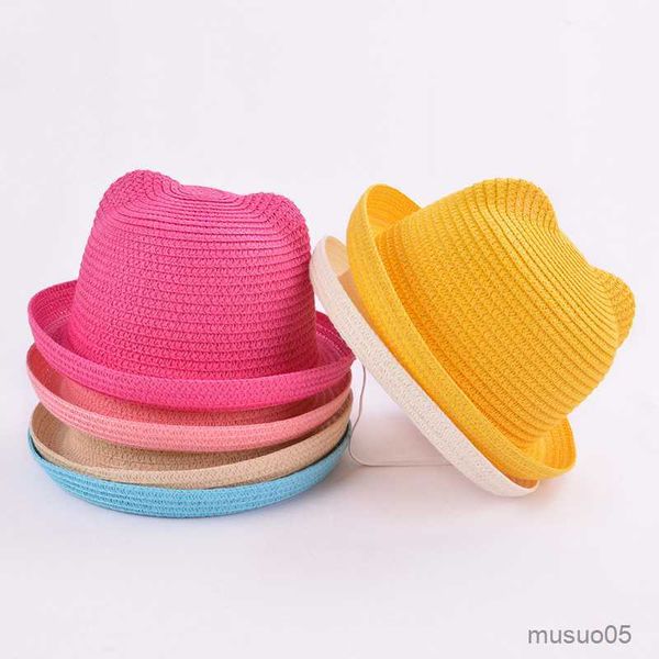 caps hats fashion lovely girls boys straw hats headdress summer kids baby bucket sun hat cute ear solid floppy beach cap for children, Yellow
caps hats fashion lovely girls boys straw hats headdress summer kids baby bucket sun hat cute ear solid floppy beach cap for children, Yellow