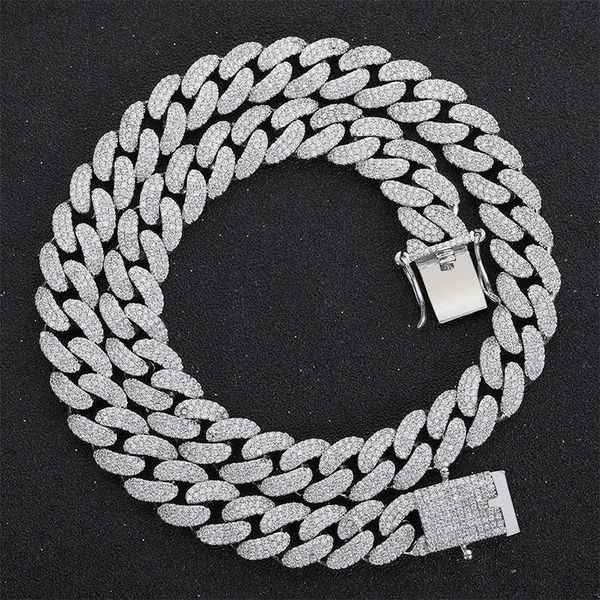 hip hop jewelry iced out 18k gold plated 12mm miami cuban link chain zircon diamond punk cuban necklace, Silver
hip hop jewelry iced out 18k gold plated 12mm miami cuban link chain zircon diamond punk cuban necklace, Silver