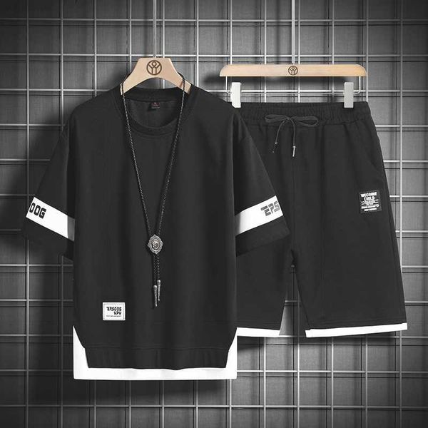 men's tracksuits t-shirt shorts two mens summer hip hop fashion tracksuit piece men patchwork color streetwear outfit, Gray
men's tracksuits t-shirt shorts two mens summer hip hop fashion tracksuit piece men patchwork color streetwear outfit, Gray