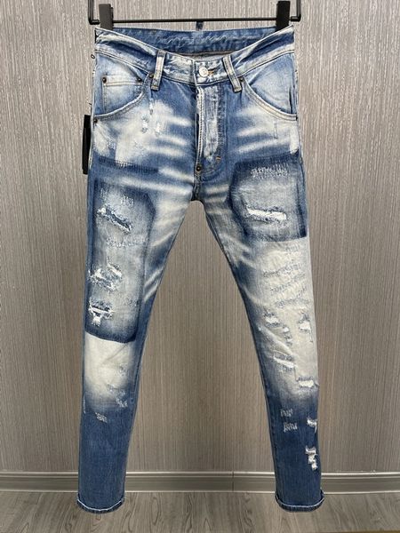 italian fashion european and american men's casual jeans high-end washed hand polished quality optimized 9878, Blue
italian fashion european and american men's casual jeans high-end washed hand polished quality optimized 9878, Blue