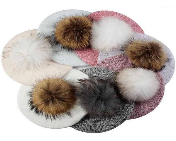 berets female artist beanies knitted solid color winter warm with pom casual hats autumn fashion ladies and girls retro caps5064580, Blue;gray
berets female artist beanies knitted solid color winter warm with pom casual hats autumn fashion ladies and girls retro caps5064580, Blue;gray