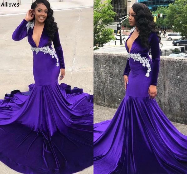 v-neck plus size stylish purple velvet mermaid prom dresses lace appliques beaded long sleeves trumpet evening gowns african girls formal pa, Black;red
v-neck plus size stylish purple velvet mermaid prom dresses lace appliques beaded long sleeves trumpet evening gowns african girls formal pa, Black;red
