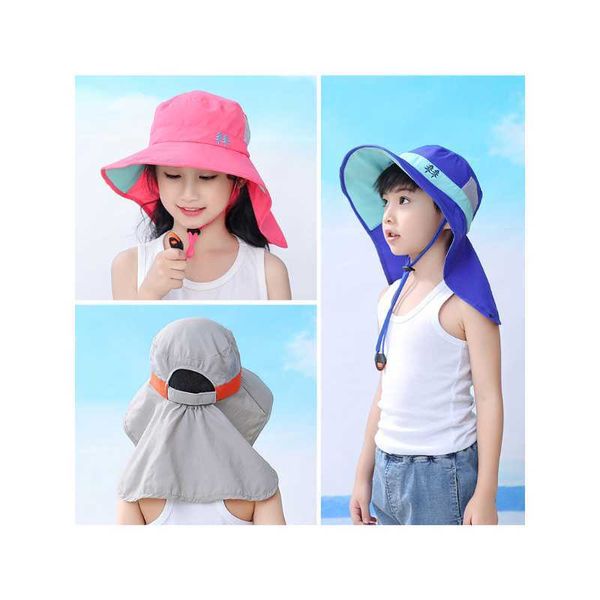stingy brim hats children's outdoor sun hat beach travel sun protection hat fisherman hat men and women big brim shawl neck protection, Blue;gray
stingy brim hats children's outdoor sun hat beach travel sun protection hat fisherman hat men and women big brim shawl neck protection, Blue;gray