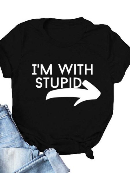 i'm with stupid arrow print men t shirt short sleeve o neck loose men tshirt ladies tee shirt camisetas mujer, White;black
i'm with stupid arrow print men t shirt short sleeve o neck loose men tshirt ladies tee shirt camisetas mujer, White;black