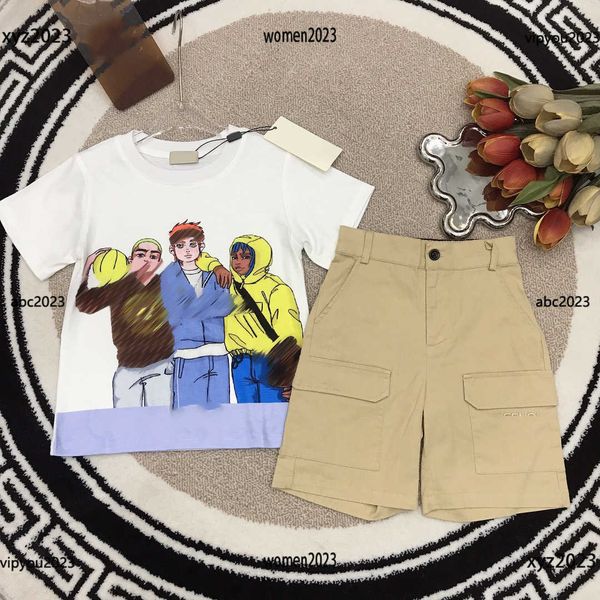 2023 tracksuits kids designer clothes cartoon character print tees sets baby summer suits 2pcs round neck t-shirt and shorts, White
2023 tracksuits kids designer clothes cartoon character print tees sets baby summer suits 2pcs round neck t-shirt and shorts, White