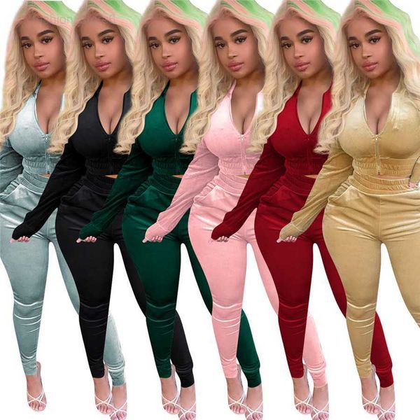 fall winter velvet tracksuits women sweatsuits long sleeve velour jacket and pants two piece sets outwork outfits casual jogger suits sporsw, Gray
fall winter velvet tracksuits women sweatsuits long sleeve velour jacket and pants two piece sets outwork outfits casual jogger suits sporsw, Gray