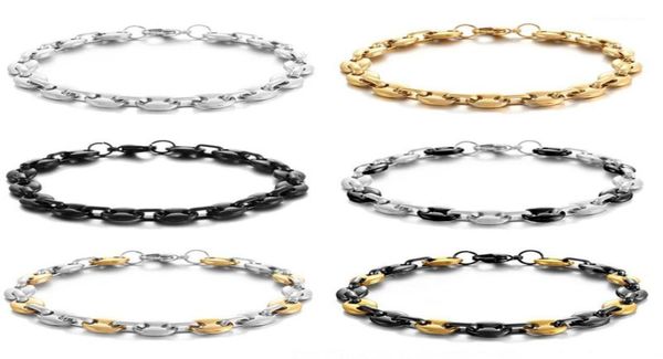 beaded strands coffee beans chains bracelets stainless steel 6mm 9mm 11mm link chain bangles for women men classic jewelry7052660, Black
beaded strands coffee beans chains bracelets stainless steel 6mm 9mm 11mm link chain bangles for women men classic jewelry7052660, Black