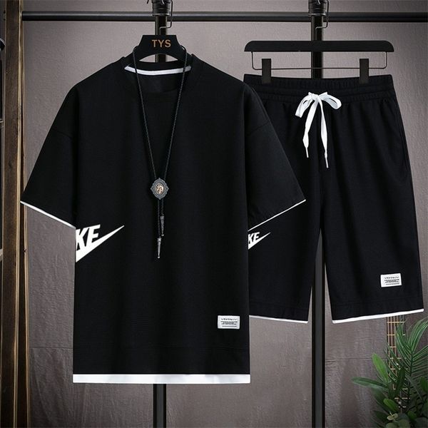 men's tracksuits summer men's sets fashion korean tracksuit men short sleeve t shirtssport shorts suit men casual men clothing men, Gray
men's tracksuits summer men's sets fashion korean tracksuit men short sleeve t shirtssport shorts suit men casual men clothing men, Gray