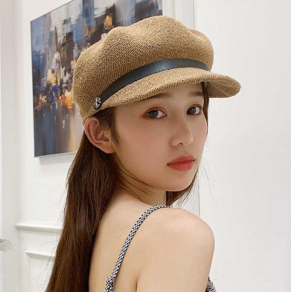 summer octagonal caps short brim newsboy cap breathable straw hats for women belt buckle sun beach hat berets chapeau homme bone q9490756, Blue;gray
summer octagonal caps short brim newsboy cap breathable straw hats for women belt buckle sun beach hat berets chapeau homme bone q9490756, Blue;gray
